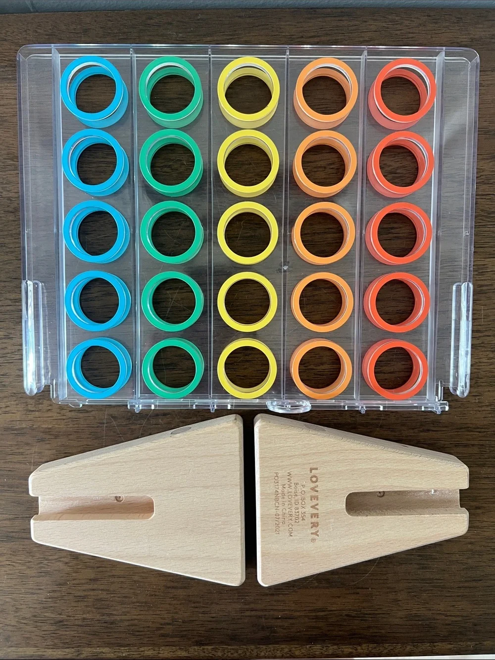Lovevery Drop & Match Dot Catcher part of the 
